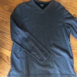 Grey men’s pullover large Croft and barrow